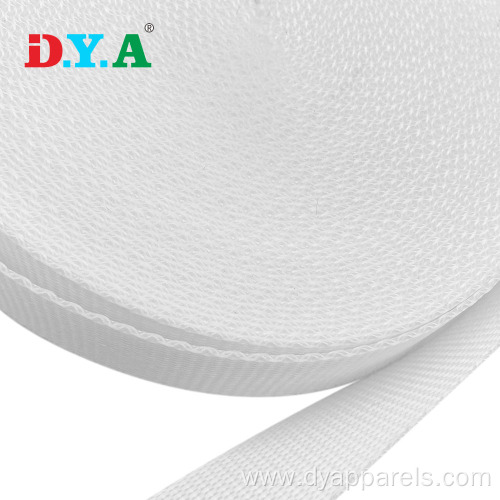 4cm pp webbing white polypropylene security belt